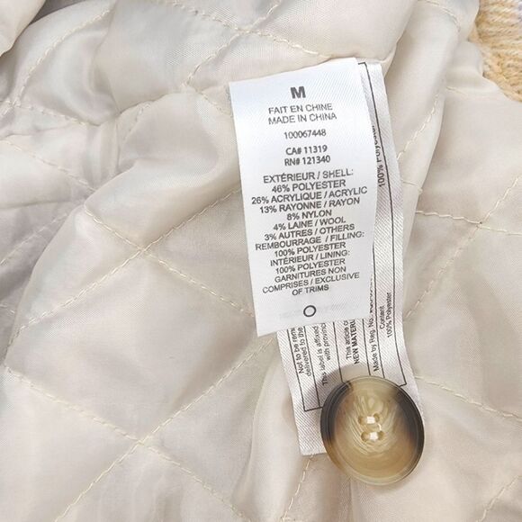 NWOT GARAGE Lavender & Tan Plaid Shacket, Size M - Picture 8 of 8